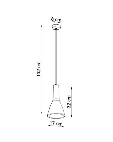 Sollux Lighting Pendelleuchte EMPOLI - 1x E27 Fassung - max. 60W - exkl. LED's Sollux Lighting Pendelleuchte EMPOLI - 1x E27 Fassung - max. 60W - exkl. LED's