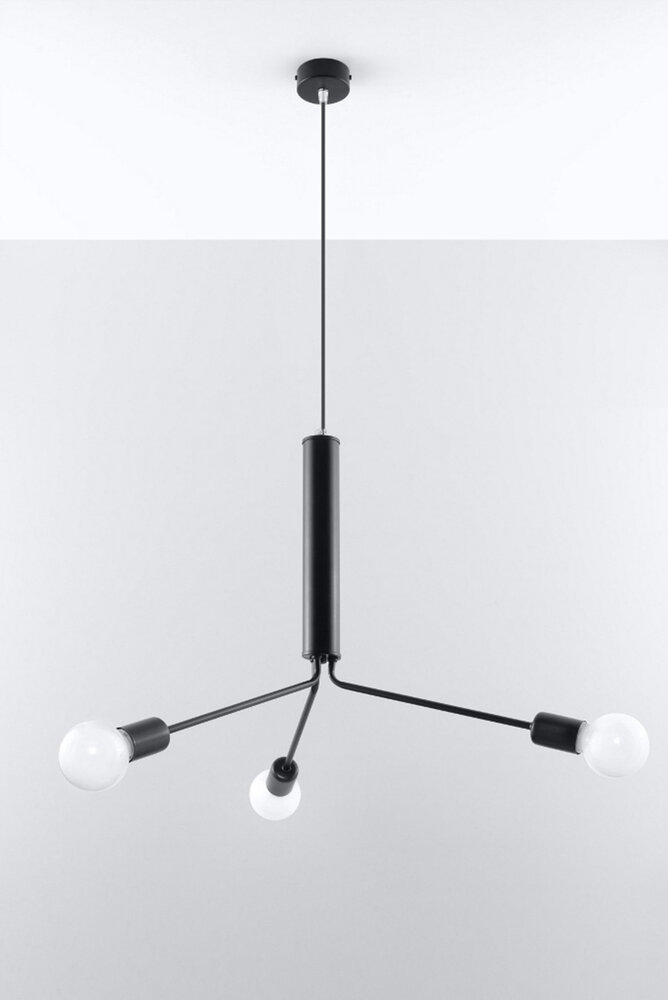 Sollux Lighting Kronleuchter DUOMO 3D - 3x E27 Fassung - max. 3x60W - exkl. LED's Sollux Lighting Kronleuchter DUOMO 3D - 3x E27 Fassung - max. 3x60W - exkl. LED's