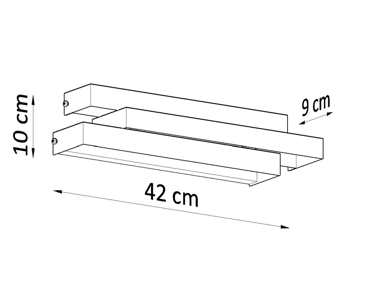 Sollux Lighting Wandleuchte FROST - 2x G9 Fassung - max. 2x40W - exkl. LED's Sollux Lighting Wandleuchte FROST - 2x G9 Fassung - max. 2x40W - exkl. LED's