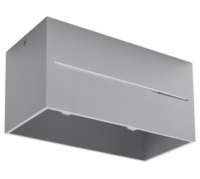 Sollux Lighting Deckenspot LOBO 2 Grau - 2x G9 Fassung - max. 2x40W - exkl. LED's Sollux Lighting Deckenspot LOBO 2 Grau - 2x G9 Fassung - max. 2x40W - exkl. LED's