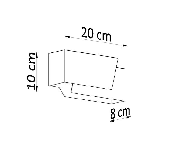 Sollux Lighting Wandleuchte PIEGARE - 1x G9 Fassung - max. 40W - exkl. LED's Sollux Lighting Wandleuchte PIEGARE - 1x G9 Fassung - max. 40W - exkl. LED's