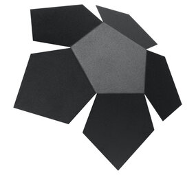 Sollux Lighting Wandleuchte PENTA Schwarz - 2x G9 Fassung - max. 2x40W - exkl. LED's Sollux Lighting Wandleuchte PENTA Schwarz - 2x G9 Fassung - max. 2x40W - exkl. LED's