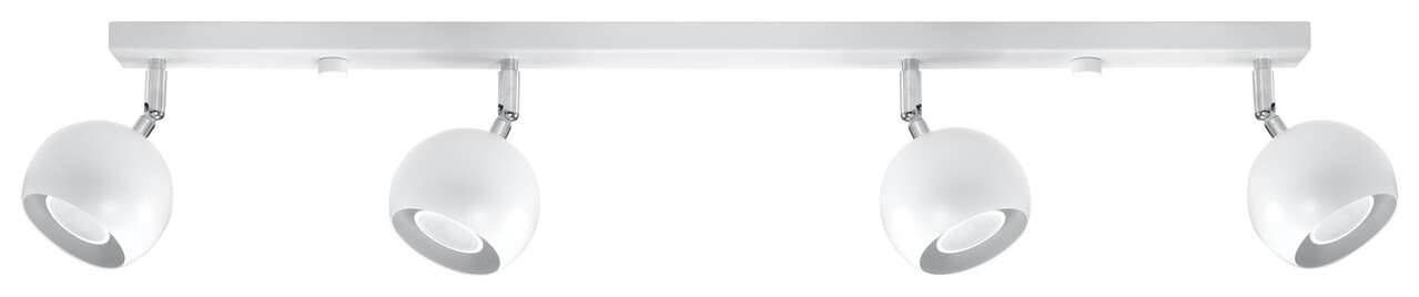 Sollux Lighting Deckenspot OCULARE 4L Weiß - 4x GU10 Fassung - max. 4x40W - exkl. LED's Sollux Lighting Deckenspot OCULARE 4L Weiß - 4x GU10 Fassung - max. 4x40W - exkl. LED's