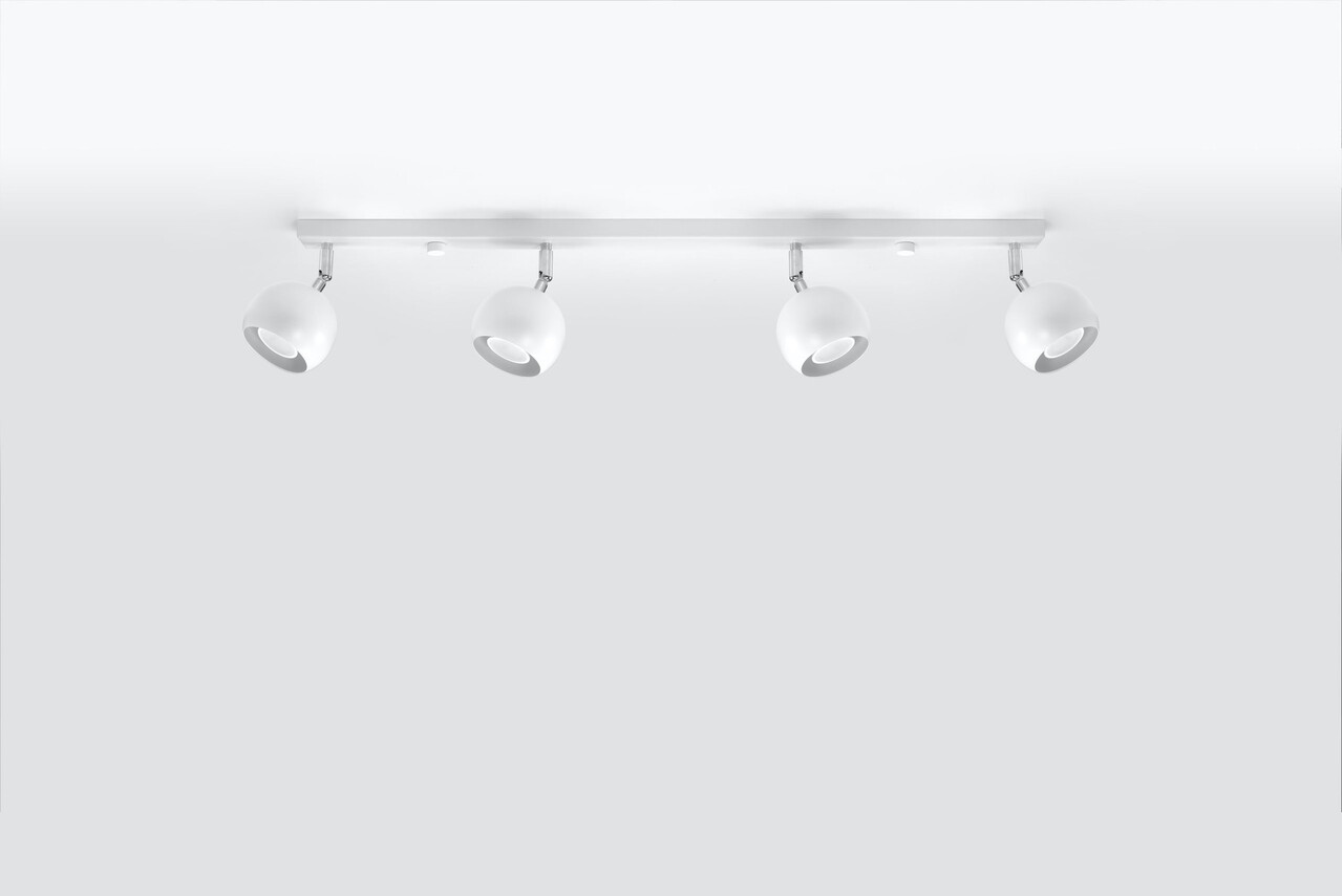 Sollux Lighting Deckenspot OCULARE 4L Weiß - 4x GU10 Fassung - max. 4x40W - exkl. LED's Sollux Lighting Deckenspot OCULARE 4L Weiß - 4x GU10 Fassung - max. 4x40W - exkl. LED's