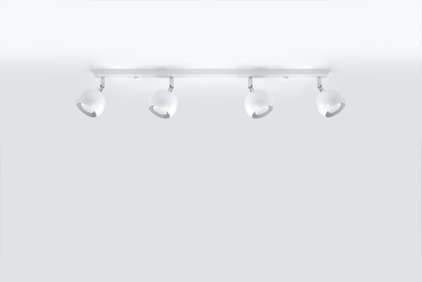 Sollux Lighting Deckenspot OCULARE 4L Weiß - 4x GU10 Fassung - max. 4x40W - exkl. LED's Sollux Lighting Deckenspot OCULARE 4L Weiß - 4x GU10 Fassung - max. 4x40W - exkl. LED's