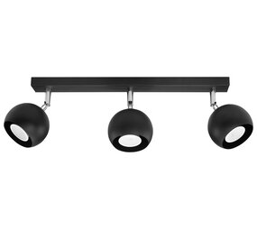 Sollux Lighting Deckenspot OCULARE 3 Schwarz - 3x GU10 Fassung - max. 3x40W - exkl. LED's Sollux Lighting Deckenspot OCULARE 3 Schwarz - 3x GU10 Fassung - max. 3x40W - exkl. LED's