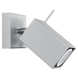 Sollux Lighting Wandleuchte MERIDA 1 Grau - 1x GU10 Fassung - max. 40W - exkl. LED's Sollux Lighting Wandleuchte MERIDA 1 Grau - 1x GU10 Fassung - max. 40W - exkl. LED's