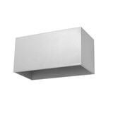 Sollux Lighting Wandleuchte QUAD MAXI Grau - 2x GU10 Fassung - max. 2x40W - exkl. LED's Sollux Lighting Wandleuchte QUAD MAXI Grau - 2x GU10 Fassung - max. 2x40W - exkl. LED's
