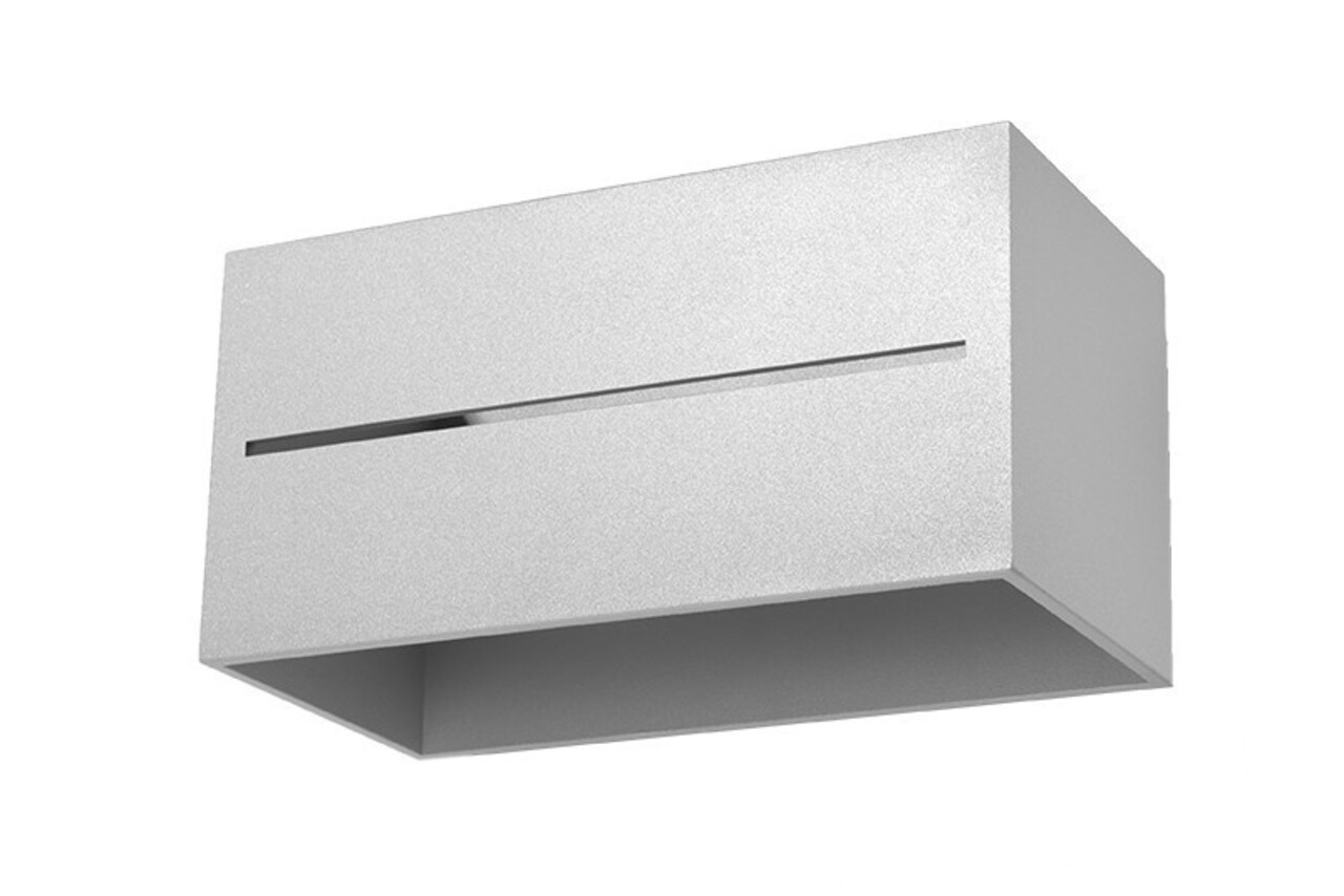 Sollux Lighting Wandleuchte LOBO MAXI Grau - 2x G9 Fassung - max. 2x40W - exkl. LED's Sollux Lighting Wandleuchte LOBO MAXI Grau - 2x G9 Fassung - max. 2x40W - exkl. LED's