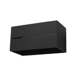 Sollux Lighting Wandleuchte LOBO MAXI Schwarz - 2x G9 Fassung - max. 2x40W - exkl. LED's