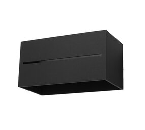 Sollux Lighting Wandleuchte LOBO MAXI Schwarz - 2x G9 Fassung - max. 2x40W - exkl. LED's Sollux Lighting Wandleuchte LOBO MAXI Schwarz - 2x G9 Fassung - max. 2x40W - exkl. LED's