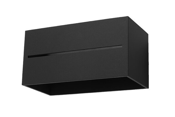 Sollux Lighting Wandleuchte LOBO MAXI Schwarz - 2x G9 Fassung - max. 2x40W - exkl. LED's Sollux Lighting Wandleuchte LOBO MAXI Schwarz - 2x G9 Fassung - max. 2x40W - exkl. LED's