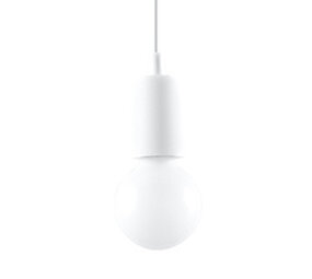 Sollux Lighting Pendelleuchte DIEGO 1 Weiß - 1x E27 Fassung - max. 60W - exkl. LED's