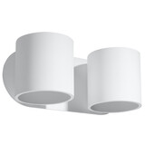 Sollux Lighting Wandleuchte ORBIS 2 Weiß - 2x GU10 Fassung - max. 2x40W - exkl. LED's