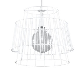 Sollux Lighting Pendelleuchte GATE Weiß - 1x E27 Fassung - max. 60W - exkl. LED's Sollux Lighting Pendelleuchte GATE Weiß - 1x E27 Fassung - max. 60W - exkl. LED's