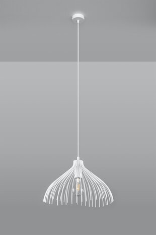 Sollux Lighting Pendelleuchte UMB Weiß - 1x E27 Fassung - max. 60W - exkl. LED's