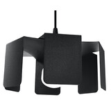 Sollux Lighting Pendelleuchte TULIP Schwarz - 1x E27 Fassung - max. 60W - exkl. LED's Sollux Lighting Pendelleuchte TULIP Schwarz - 1x E27 Fassung - max. 60W - exkl. LED's