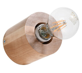 Sollux Lighting Wandleuchte SALGADO Natur Holz - 1x E27 Fassung - max. 60W - exkl. LED's Sollux Lighting Wandleuchte SALGADO Natur Holz - 1x E27 Fassung - max. 60W - exkl. LED's