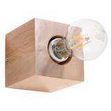 Sollux Lighting Wandleuchte ARIZ Natur Holz - 1x E27 Fassung - max. 60W - exkl. LED's