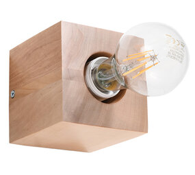 Sollux Lighting Wandleuchte ARIZ Natur Holz - 1x E27 Fassung - max. 60W - exkl. LED's Sollux Lighting Wandleuchte ARIZ Natur Holz - 1x E27 Fassung - max. 60W - exkl. LED's