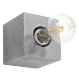 Sollux Lighting Wandleuchte ARIZ Beton - 1x E27 Fassung - max. 60W - exkl. LED's