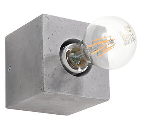 Sollux Lighting Wandleuchte ARIZ Beton - 1x E27 Fassung - max. 60W - exkl. LED's Sollux Lighting Wandleuchte ARIZ Beton - 1x E27 Fassung - max. 60W - exkl. LED's