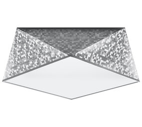 Sollux Lighting Deckenspot HEXA 35 Silber - 2x E27 Fassung - max. 2x60W - exkl. LED's Sollux Lighting Deckenspot HEXA 35 Silber - 2x E27 Fassung - max. 2x60W - exkl. LED's