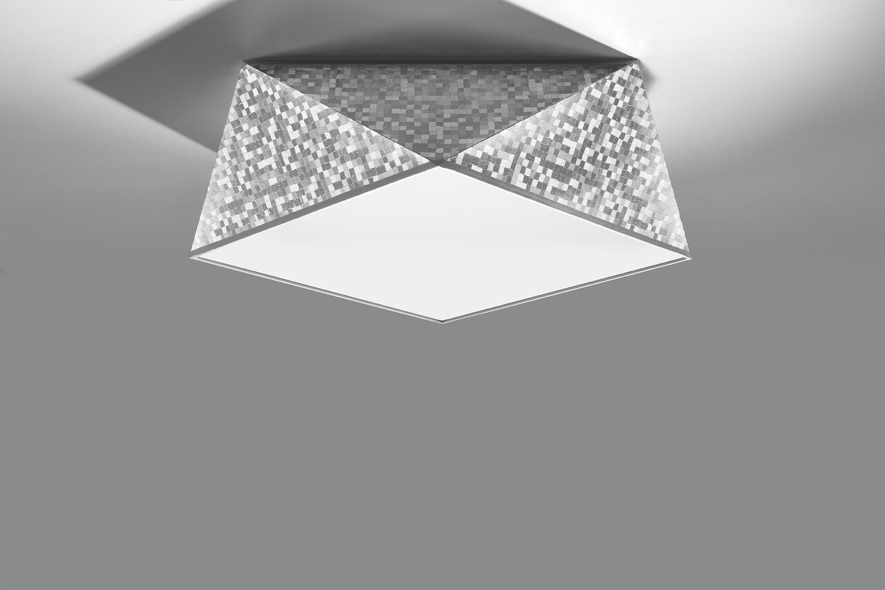 Sollux Lighting Deckenspot HEXA 35 Silber - 2x E27 Fassung - max. 2x60W - exkl. LED's Sollux Lighting Deckenspot HEXA 35 Silber - 2x E27 Fassung - max. 2x60W - exkl. LED's