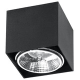 Sollux Lighting Deckenspot BLAKE Schwarz - 1x GU10 / ES111 Fassung - max. 40W - exkl. LED's Sollux Lighting Deckenspot BLAKE Schwarz - 1x GU10 / ES111 Fassung - max. 40W - exkl. LED's
