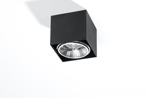 Sollux Lighting Deckenspot BLAKE Schwarz - 1x GU10 / ES111 Fassung - max. 40W - exkl. LED's