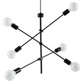 Sollux Lighting Kronleuchter CONCEPT 6 - 6x E27 Fassung - max. 6x60W - exkl. LED's Sollux Lighting Kronleuchter CONCEPT 6 - 6x E27 Fassung - max. 6x60W - exkl. LED's