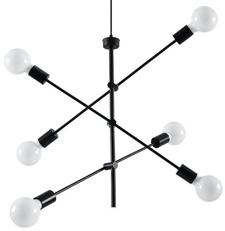 Sollux Lighting Kronleuchter CONCEPT 6 - 6x E27 Fassung - max. 6x60W - exkl. LED's Sollux Lighting Kronleuchter CONCEPT 6 - 6x E27 Fassung - max. 6x60W - exkl. LED's