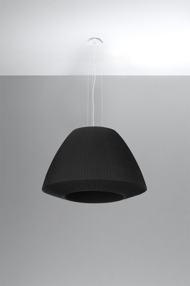 Sollux Lighting Kronleuchter BELLA 60 Schwarz - 3x E27 Fassung - max. 3x60W - exkl. LED's Sollux Lighting Kronleuchter BELLA 60 Schwarz - 3x E27 Fassung - max. 3x60W - exkl. LED's