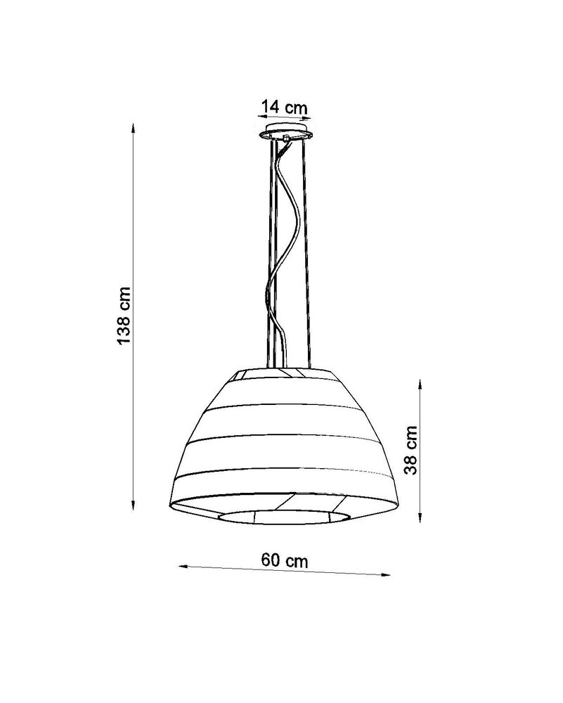 Sollux Lighting Kronleuchter BELLA 60 Schwarz - 3x E27 Fassung - max. 3x60W - exkl. LED's Sollux Lighting Kronleuchter BELLA 60 Schwarz - 3x E27 Fassung - max. 3x60W - exkl. LED's