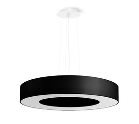 Sollux Lighting Kronleuchter SATURNO SLIM 50 Schwarz - 5x E27 Fassung - max. 5x60W - exkl. LED's