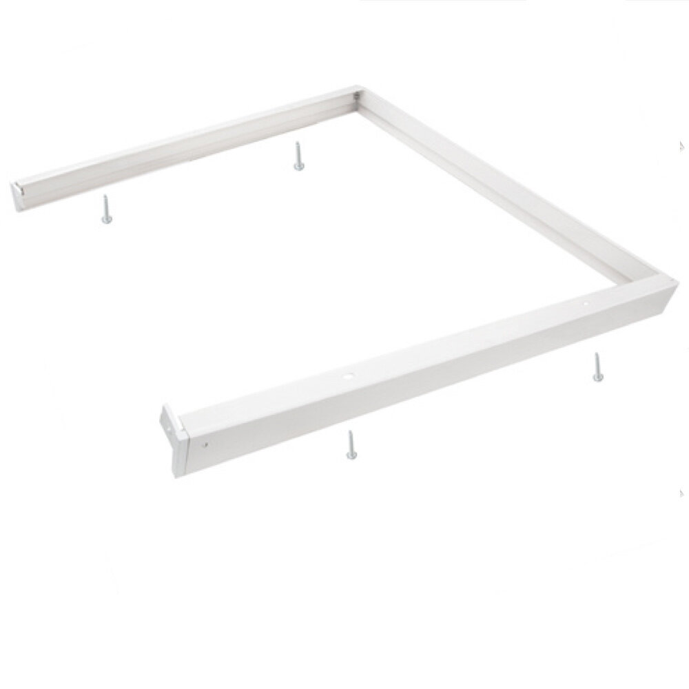 LCB LED-Beleuchtung Innovatives Design, hochwertige Technik & schnelle Lieferung! Aufputz-Deckenrahmen Weiß  - 62x62 cm | 42MM Geeignet für LED panelen