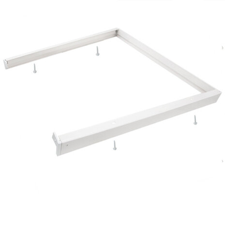 LCB LED-Beleuchtung Innovatives Design, hochwertige Technik & schnelle Lieferung! Aufputz-Deckenrahmen Weiß  - 62x62 cm | 42MM Geeignet für LED panelen