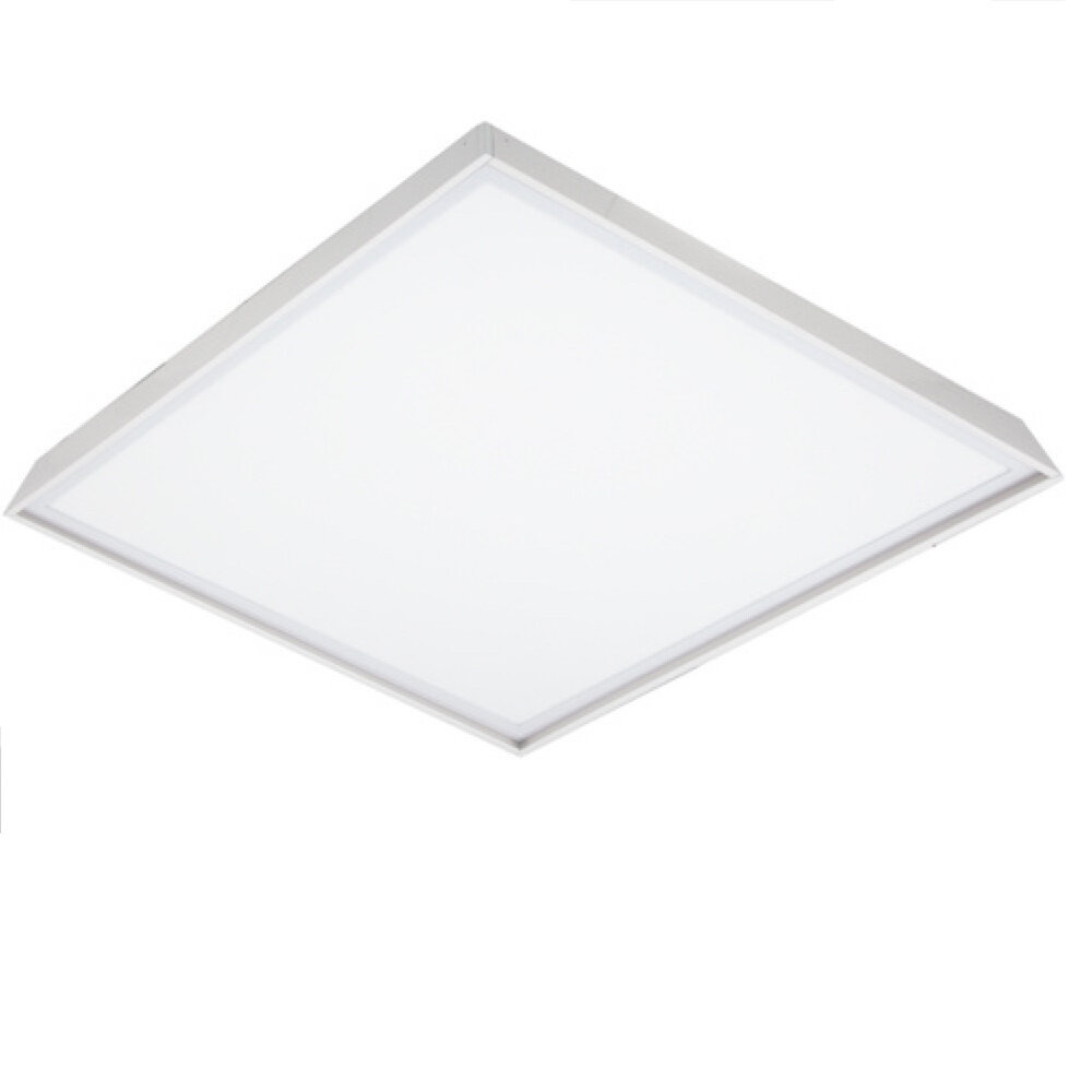 LCB LED-Beleuchtung Innovatives Design, hochwertige Technik & schnelle Lieferung! Aufputz-Deckenrahmen Weiß  - 62x62 cm | 42MM Geeignet für LED panelen