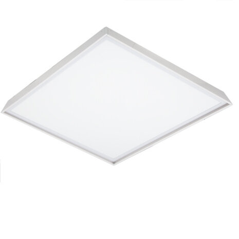 LCB LED-Beleuchtung Innovatives Design, hochwertige Technik & schnelle Lieferung! Aufputz-Deckenrahmen Weiß  - 62x62 cm | 42MM Geeignet für LED panelen