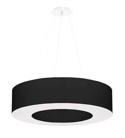 Sollux Lighting Kronleuchter SATURNO 70 Schwarz - 6x E27 Fassung - max. 6x60W - exkl. LED's Sollux Lighting Kronleuchter SATURNO 70 Schwarz - 6x E27 Fassung - max. 6x60W - exkl. LED's