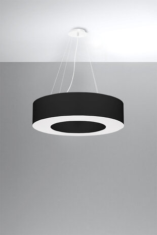 Sollux Lighting Kronleuchter SATURNO 70 Schwarz - 6x E27 Fassung - max. 6x60W - exkl. LED's Sollux Lighting Kronleuchter SATURNO 70 Schwarz - 6x E27 Fassung - max. 6x60W - exkl. LED's