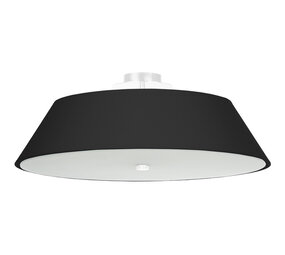 Sollux Lighting Deckenspot VEGA 60 Schwarz - 5x E27 Fassung - max. 5x60W - exkl. LED's