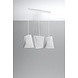 Sollux Lighting Kronleuchter BLUM 3 Weiß - 3x E27 Fassung - max. 3x60W - exkl. LED's Sollux Lighting Kronleuchter BLUM 3 Weiß - 3x E27 Fassung - max. 3x60W - exkl. LED's