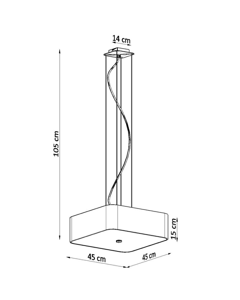 Sollux Lighting Kronleuchter LOKKO 45 Weiß - 5x E27 Fassung - max. 5x60W - exkl. LED's Sollux Lighting Kronleuchter LOKKO 45 Weiß - 5x E27 Fassung - max. 5x60W - exkl. LED's