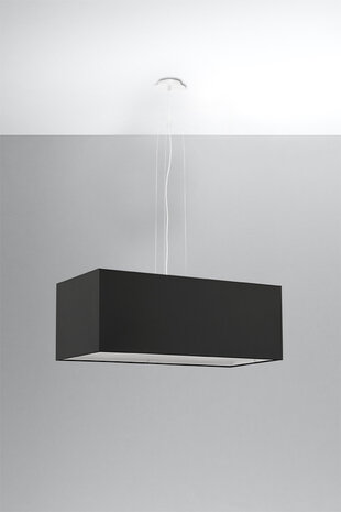 Sollux Lighting Kronleuchter SANTA BIS 80 Schwarz - 3x E27 Fassung - max. 3x60W - exkl. LED's Sollux Lighting Kronleuchter SANTA BIS 80 Schwarz - 3x E27 Fassung - max. 3x60W - exkl. LED's