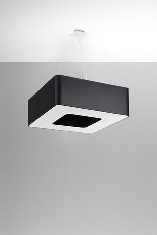 Sollux Lighting Kronleuchter URANO 60 Schwarz - 6x E27 Fassung - max. 6x60W - exkl. LED's