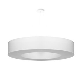 Sollux Lighting Kronleuchter SATURNO 90 Weiß - 8x E27 Fassung - max. 8x60W - exkl. LED's