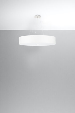 Sollux Lighting Kronleuchter SKALA 70 Weiß - 6x E27 Fassung - max. 6x60W - exkl. LED's Sollux Lighting Kronleuchter SKALA 70 Weiß - 6x E27 Fassung - max. 6x60W - exkl. LED's