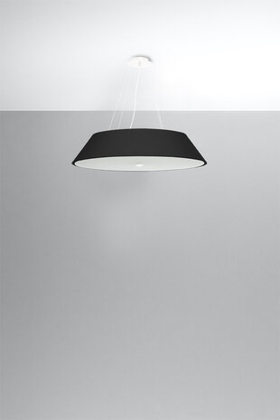 Sollux Lighting Kronleuchter VEGA 70 Schwarz - 5x E27 Fassung - max. 5x60W - exkl. LED's