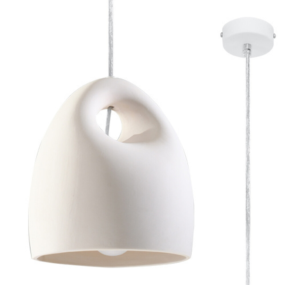 Sollux Lighting Hängeleuchte Keramik Lampe BUKANO - 1x E27 Fassung - max. 60W - exkl. LED's Sollux Lighting Hängeleuchte Keramik Lampe BUKANO - 1x E27 Fassung - max. 60W - exkl. LED's